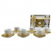 XMAS SET 6 TAZZINE C/PIATTINO (4pz)